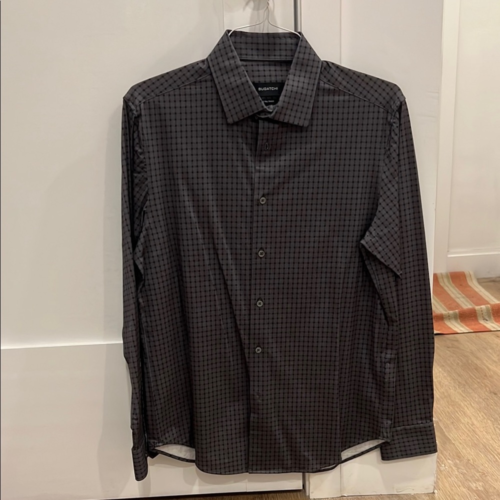 Black Checkered Men's Shirt